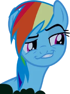 😋 emoji Rainbow | @MyLittlePony_bots Telegram sticker 19 of 120