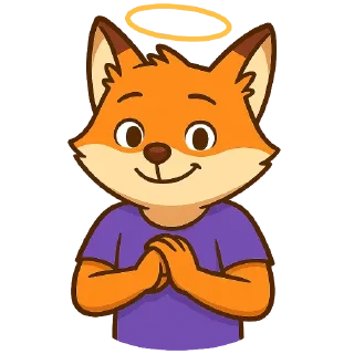 🙂 emoji Привет, я 🦊 @TopTgDima, а ты кто? Telegram sticker 5 of 35