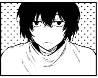 😐 emoji Dazai Osamu Telegram sticker 14 of 120