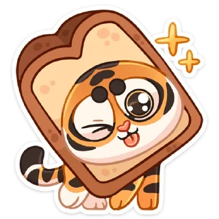 😉 emoji Пирожок (@TgSticker) Telegram sticker 20 of 48