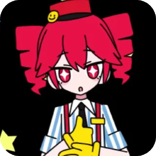 😯 emoji 🌟MIKUxTETO🌟 :: @Black_Coffi Telegram sticker 21 of 35