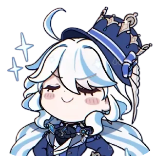 ✨ emoji Леди Фурина :: @Zip_3000x @fStikBot Telegram sticker 21 of 120