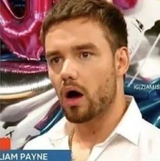 😮 emoji yes liam no payne Telegram sticker 8 of 41