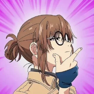 🤔 emoji Anko Uguisu Telegram sticker 17 of 25