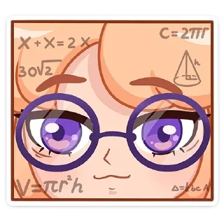 🤓 emoji Салли (@TgSticker) Telegram sticker 8 of 49