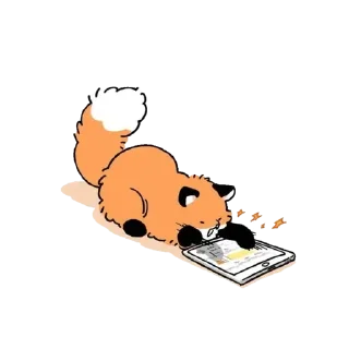 Sticker from [🍂]–лис на ветке повис !¡ @lover_lopton