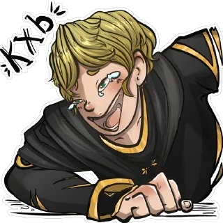 😂 emoji ☆Тлеем Вместе☆ @Vasya_Okami t.me/vasyaokami_art Telegram sticker 7 of 16
