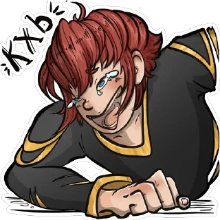😂 emoji ☆Тлеем Вместе☆ @Vasya_Okami t.me/vasyaokami_art Telegram sticker 8 of 16
