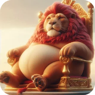 🦁 emoji лев Telegram sticker 9 of 9