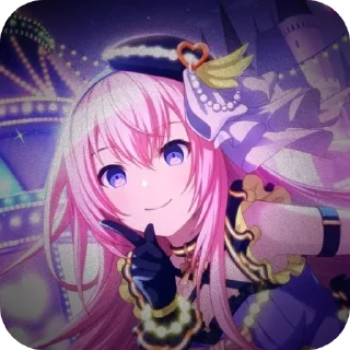 👄 emoji ⊹𝆹𝅥𝆹𝅥Megurine Luka𝆹𝅥𝆹𝅥⊹ Telegram sticker 9 of 31