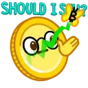 🤔 emoji The Coin Telegram sticker 12 of 20