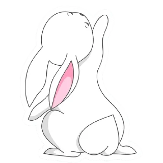 🤧 emoji Vulgar Bunny @stickersb2b Telegram sticker 7 of 14