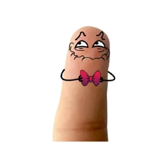 🤓 emoji Тю блин: Пальцев by @stickersblin Telegram sticker 7 of 36