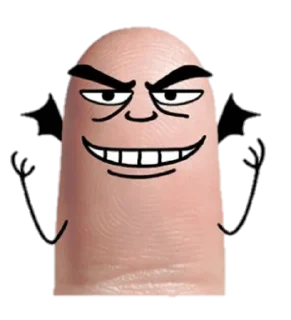 😈 emoji Тю блин: Пальцев by @stickersblin Telegram sticker 1 of 36