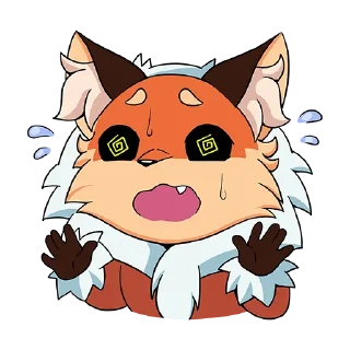 😵‍💫 emoji Лиса Алиса Telegram sticker 13 of 48