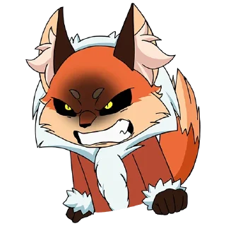 😡 emoji Лиса Алиса Telegram sticker 12 of 48