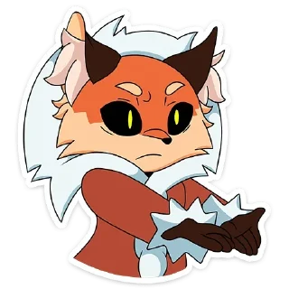 🦊 emoji Лиса Алиса | @Stick4Gram Telegram sticker 21 of 50