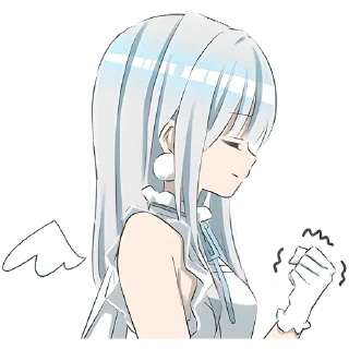 Sticker from Серебряный ангел @Nyasticks