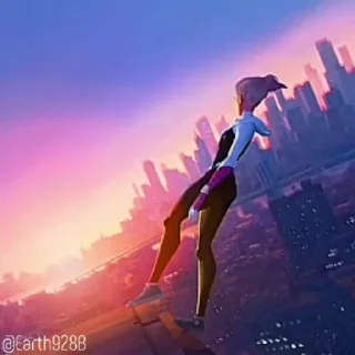 🌟 emoji Spider Gwen • @Earth928B Telegram sticker 18 of 30