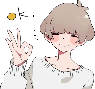 👌 emoji Mash and tempered boys :: @line_stickers Telegram sticker 15 of 80