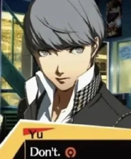 Sticker from Persona memes