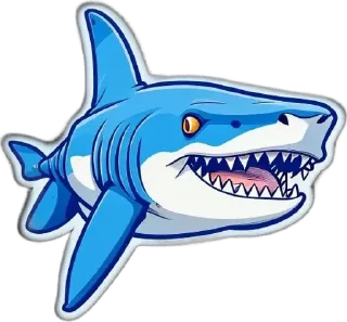 🦈 emoji Animals Telegram sticker 24 of 35