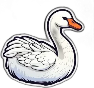 🦢 emoji Animals Telegram sticker 21 of 35