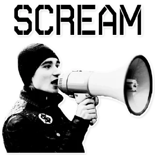 😱 emoji PunK Telegram sticker 10 of 25