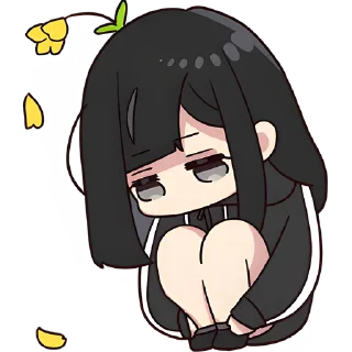😞 emoji Юрудура-тян 3 @Nyasticks Telegram sticker 11 of 41