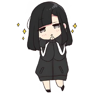 🥺 emoji Юрудура-тян @Nyasticks Telegram sticker 8 of 41