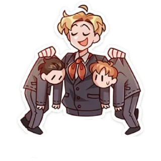 ☝️ emoji Школьный Владик без текста Telegram sticker 5 of 49