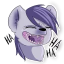 😂 emoji Sweet_hyena (@Valeria_fills_art) Telegram sticker 6 of 13