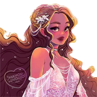 🧡 emoji Magical Girls by @peach_artworld Telegram sticker 7 of 31