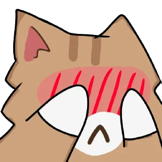 😳 emoji Кривые коты от @anderkf Telegram sticker 17 of 28