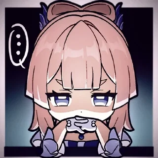 🌟 emoji Sangonomiya Kokomi [ @seculy ] Telegram sticker 11 of 55