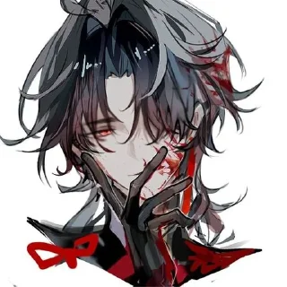 🩸 emoji У меня есть демон в голове Telegram sticker 10 of 120