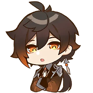 😒 emoji Genshin WeChat P1 @keiriststicks: Telegram sticker 7 of 120