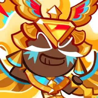 𓍼 | Golden Cheese Cookie [ @crkstick ] sticker preview 1
