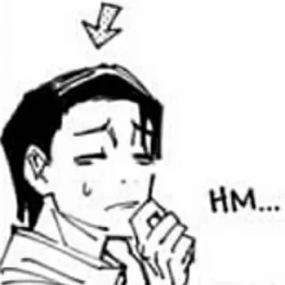 🤔 emoji OKKOTSU YUTA Telegram sticker 20 of 61