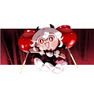 🍎 emoji Candy Apple Cookie! @cookierunstickersarchiev Telegram sticker 8 of 48