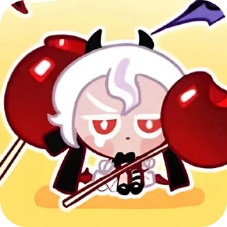 🍎 emoji 𓍼 | Candy Apple cookie 🍎 [ @crkstick ] Telegram sticker 10 of 80