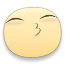 😚 emoji Facebook @turboproxbot Telegram sticker 22 of 45