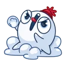 👊 emoji Снежок (@TgSticker) Telegram sticker 6 of 48