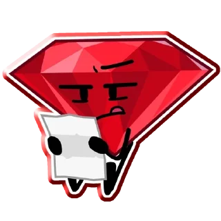 🤨 emoji Фаворитка Руби Telegram sticker 1 of 67