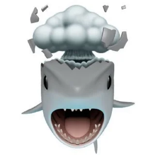 🤯 emoji SHark meme by @GloryToTorrikiS Telegram sticker 17 of 37