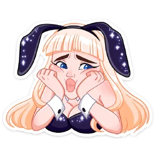☹️ emoji Каталина Блэк :: @stickroom Telegram sticker 20 of 48