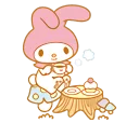🎵 emoji my melody Telegram sticker 13 of 29
