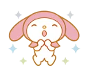 🎵 emoji my melody Telegram sticker 14 of 29