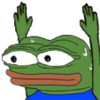 😯 emoji pepe и peepo  - для важных переговоров (почему рот Telegram sticker 9 of 26