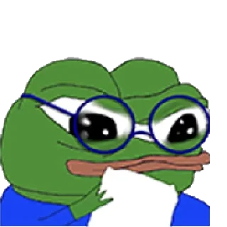 ✍️ emoji pepe и peepo  - для важных переговоров (почему рот Telegram sticker 10 of 26